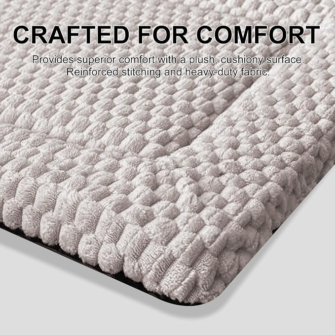 Dog Bed Mat, Reversible & Ultra Soft Kennel Pad-Machine Washable Pet Bed - Image 3