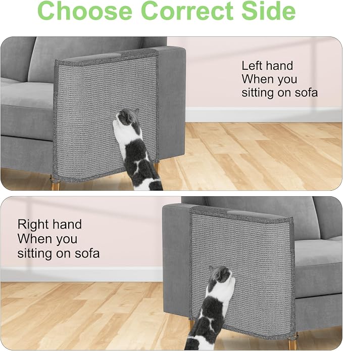 Cat Scratch Couch Protector, 23.6" L*19.6" W Scratching Furniture Protector Pad - Image 5