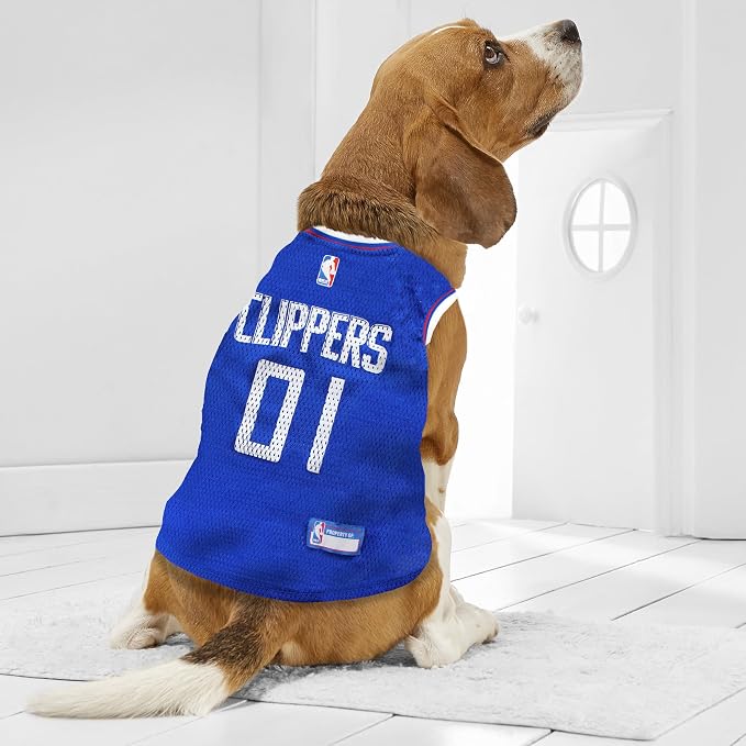 Pets First NBA LOS ANGELES CLIPPERS DOG Jersey, X-Small - Image 7