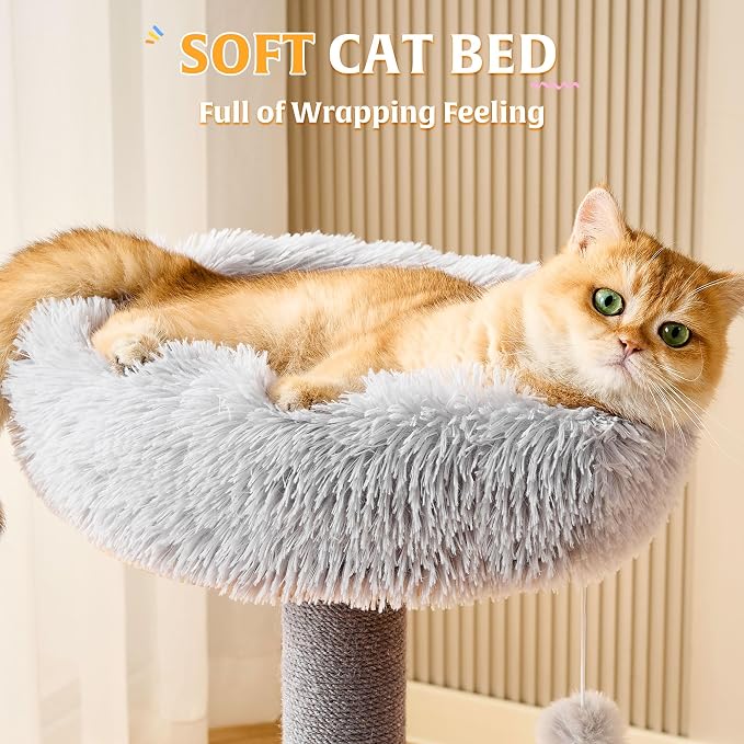 HITTITE Solid Wood Cat Tree Tower - Image 5
