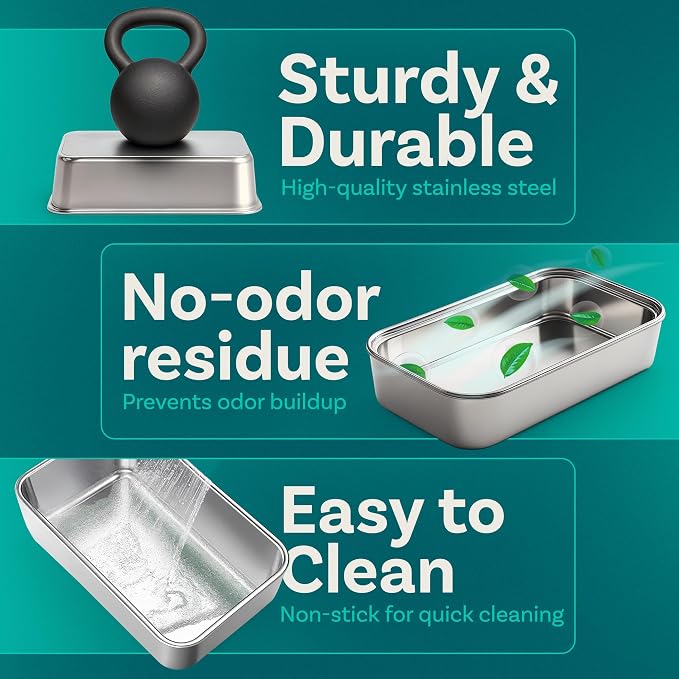Stainless Steel Cat Litter Box - Image 6