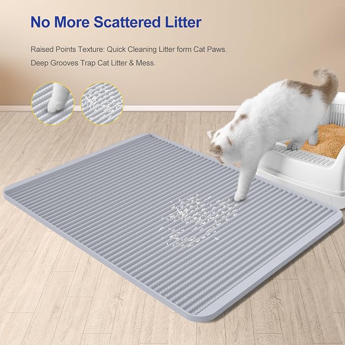 Silicone Cat Litter Mat for Litter Box - Image 2