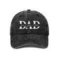 Personalized Vintage Washed Denim Dad Hat, Custom Baseball Cap by Lallamotion