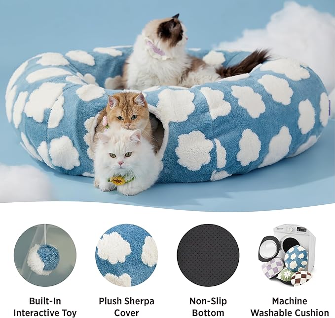 Lesure Large Cat Tunnel Bed - Image 3