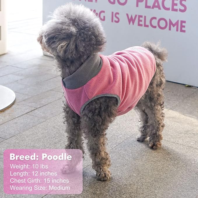 cyeollo 2 Pack Fleece Dog Sweater - Image 3