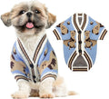 Small Dog Sweaters Cute Bear Dog Cardigans Clothes by ABRRLO