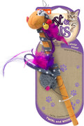 Hartz Just For Cats Twirl and Whirl Interactive Cat Toy Wand, All Breed Sizes by Hartz