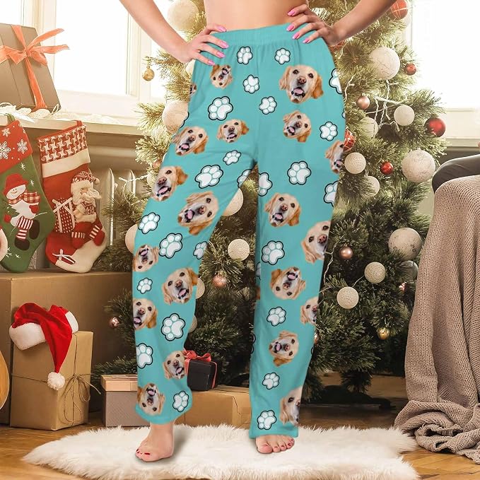 Custom Couple Pajama Pants Sock - Image 7
