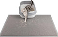 Cat Litter Mat, 35.5x23.6 in Litters Box Mat Waterproof Non-Slip Easy to Clean by ondware