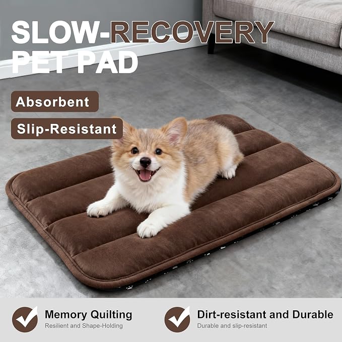 Dog Bed Mat, Reversible Dog Crate Pad - Image 7