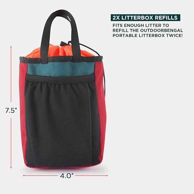 OutdoorBengal Portable Travel Litter Bag, No Mess, Small & Collapsible Bag to - Image 5