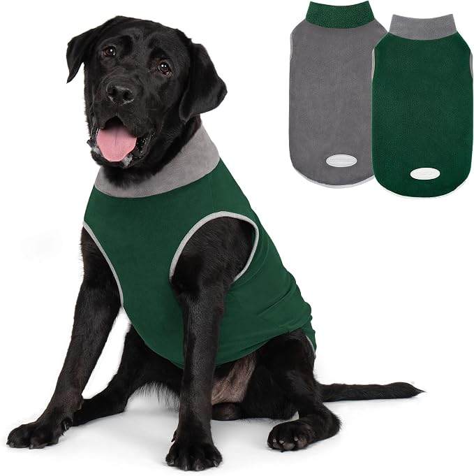 cyeollo 2 Pack Dog Sweater Stretchy Sweatshirt Lightweight Fleece Vest by CYEOLLO