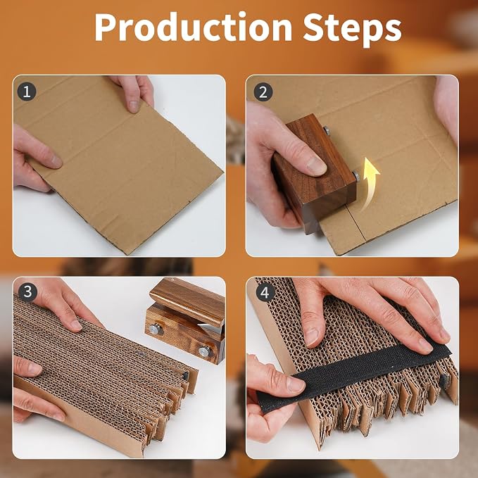 Cardboard Cutter for Cat Scratchers, Wooden cat Cardboard Cutter，Box Cutter for - Image 5