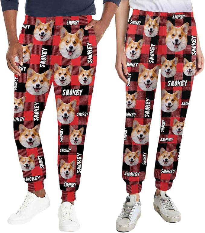 Custom Sweatpants for Men Women Personalised Joggers Pants by Artsadd