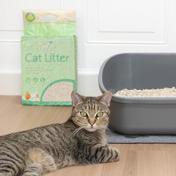 Kitty City Tofu Cat Litter, 100% Natural Plant-Based Formula, Fast Clumping - Image 3