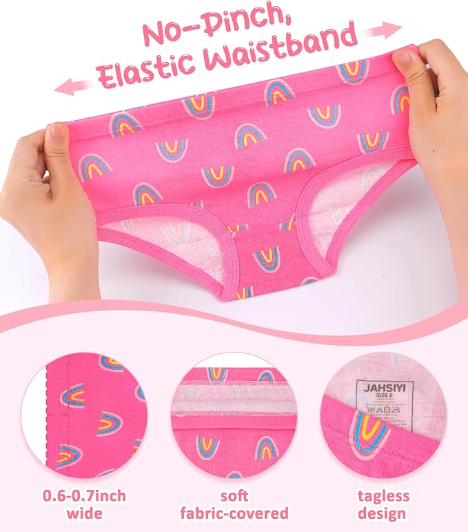 Girls and Toddlers 100% Cotton Underwear Tagless Soft Panties Size 2-3T - Image 3