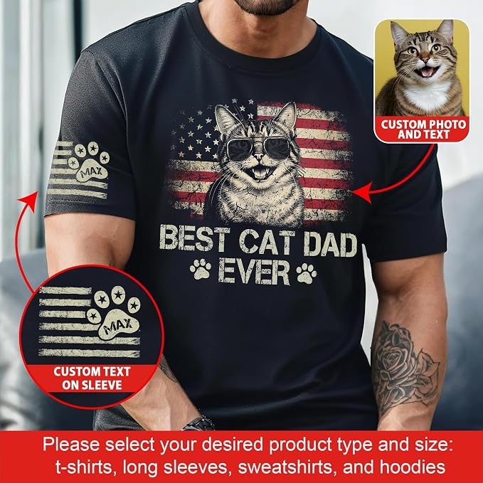 Customized Awesome Like My Daughter Shirts, Fathers Day Shirt - Image 2