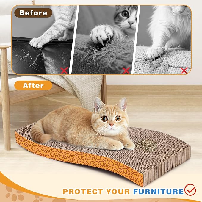 5 Pcs Multicolor Printed Cat Scratcher Pads - Image 7