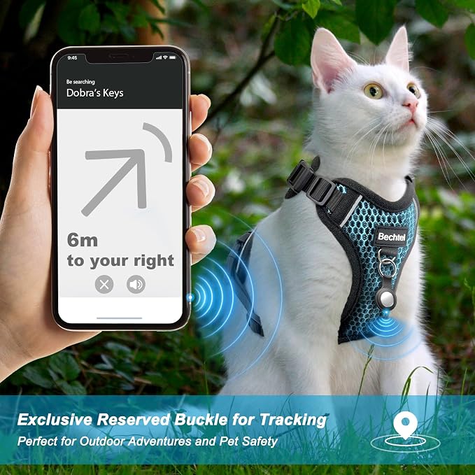 Cat Harness and Leash for Walking Escape Proof Soft Adjustable Cat Leash - Image 3