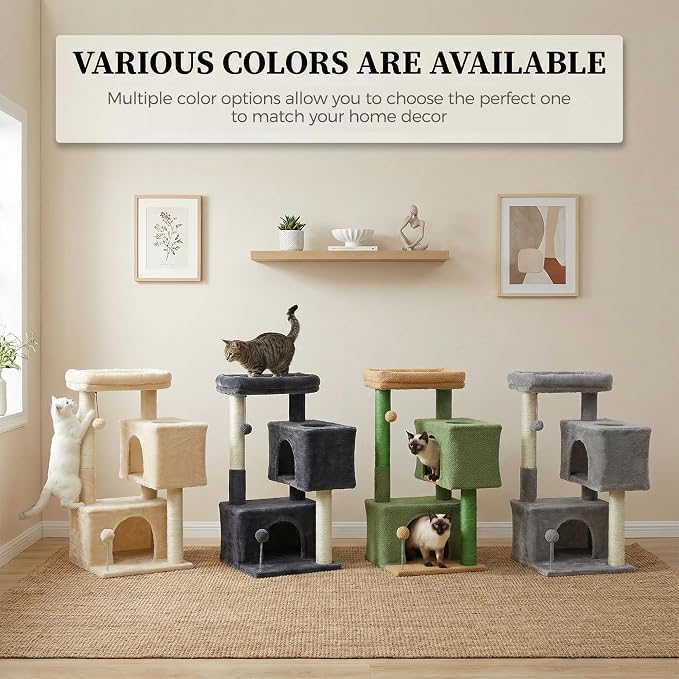 32" Cat Tree Tower for Indoor Cats - Image 9
