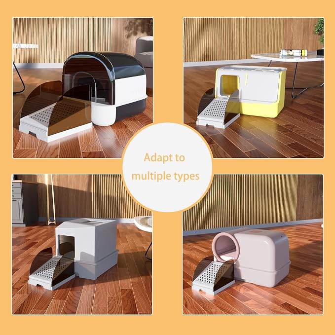 Plastic Inclined Steps Assist in Using Various Sizes of cat Litter Boxes. - Image 5
