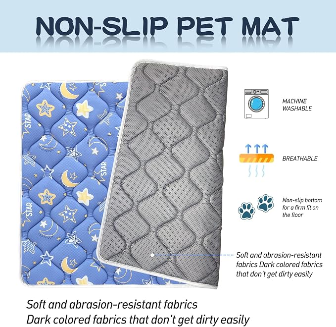 Bubble bear Dog Crate Mat - Image 2