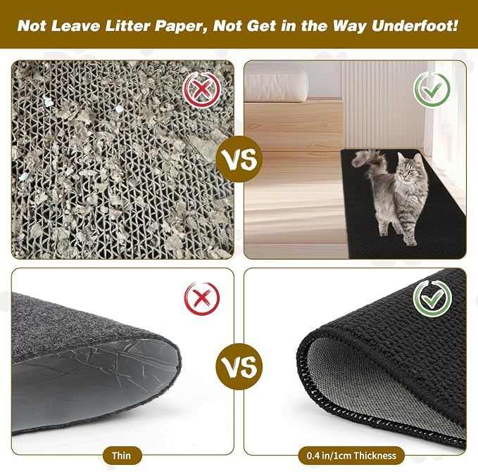 FHTONGE 71x15.8 Thickened Cat Wall Climbing Carpet - Image 5