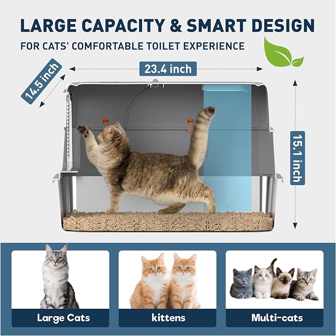 Stainless Steel Cat Litter Box - Image 2