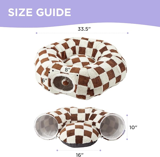 Lesure Cat Tunnel Bed for Indoor Cats - Image 5