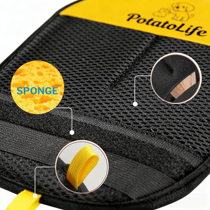 PotatoLife Pet Hair Removal Glove Upgraded Reusable Electrostatic Washable Fur - Image 5