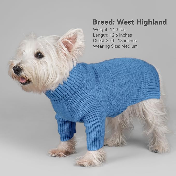cyeollo 4XL Dog Sweater, Stretchable & Cozy Warm Dog Sweaters - Image 9