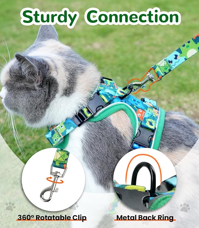 Halypet Cat Harness and Leash Set - Image 4
