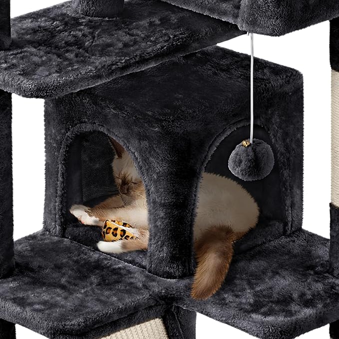 Yaheetech Cat Tree, 57 inches Cat Tower - Image 7