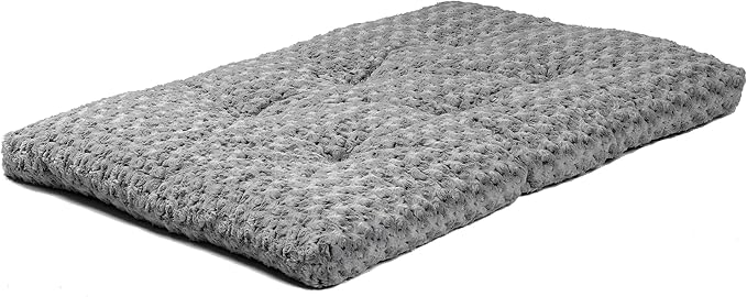 MidWest Homes for Pets XL QuietTime Deluxe Gray Ombré Swirl Plush Pet Bed - Image 3