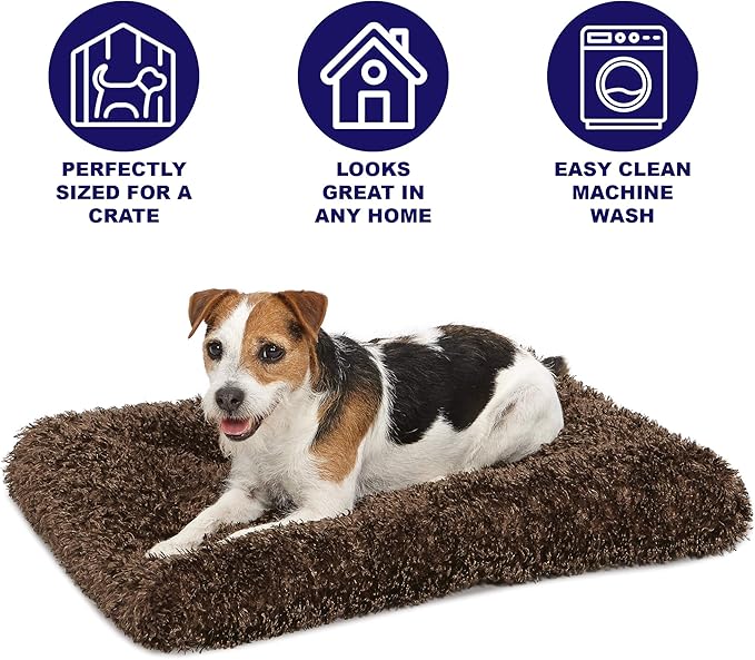 MidWest Homes for Pets Small QuietTime Deluxe Coco Chic Pet Bed, Ultra-Soft & - Image 2