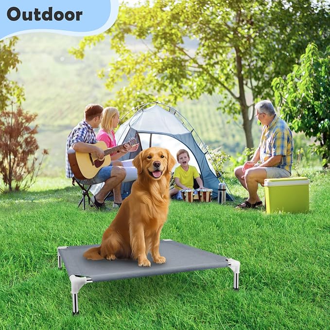 Elevated Cooling Dog Bed, Raised Outdoor Dog Bed - Image 6