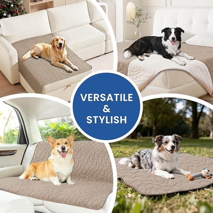 Waterproof Couch Covers for Pets, Waterproof Dog Bed Cover, Anti-Slip Soft Dog - Image 5