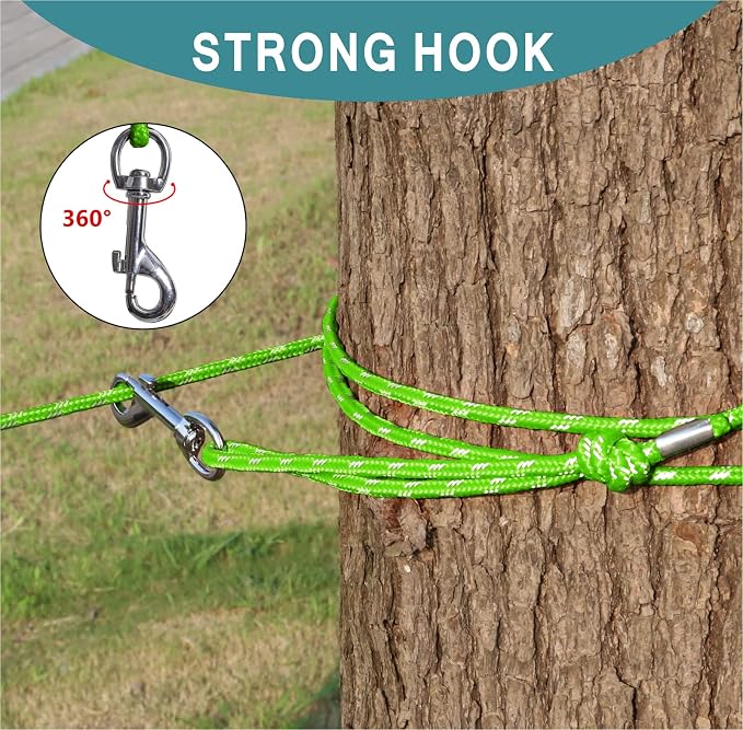 Reflective Cat Leash -15FT Cat Cable Out Escape Proof Walking Leads Yard Long - Image 4