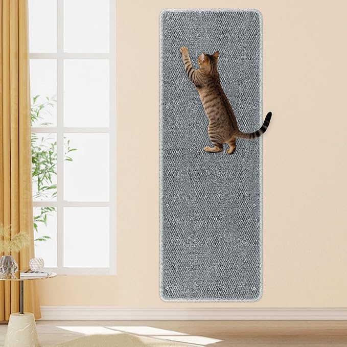 FHTONGE 39.4x15.8 Thickened Cat Wall Climbing Carpet by FHTONGE