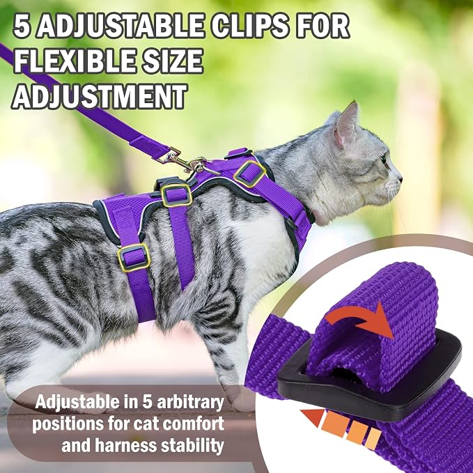PUPTECK Cat Harness and Leash Set Escape Proof - Image 4