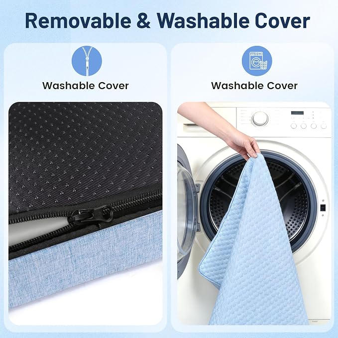 Cooling Dog Beds for Dogs, Orthopedic Memory Foam Dog Bed，Washable Pet Beds for - Image 3