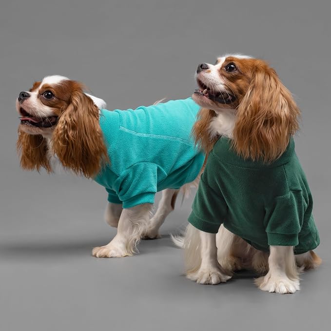 Fitwarm 3 Pack Fleece Dog Sweater, Turtleneck Dog Sweatshirt, Dog Winter Clothes - Image 2