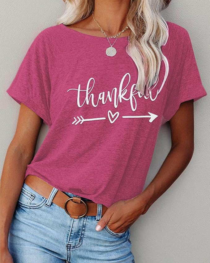 NIUBIA Women's T Shirts Summer Tops Simple Heart Graphic Shirts Sayings Short - Image 6