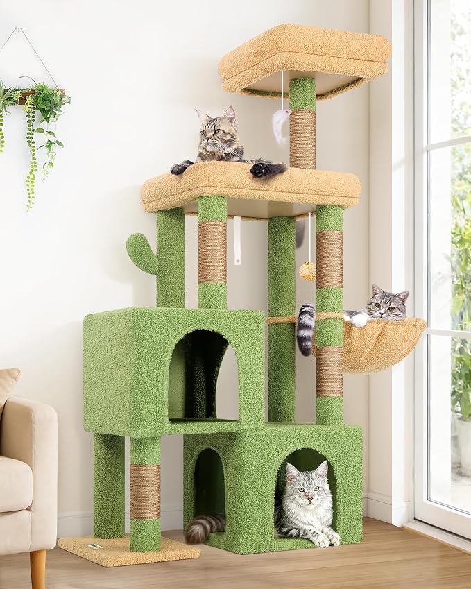 Globlazer Cactus Cat Tree Condo Tower by Globlazer