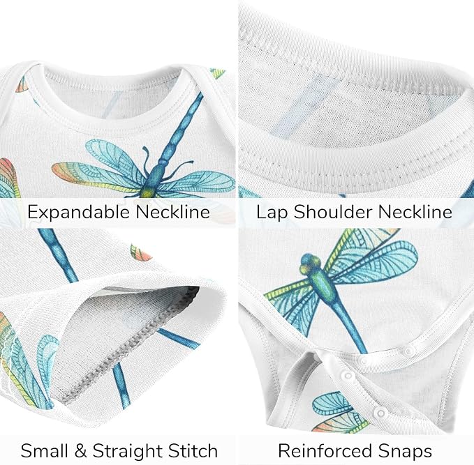 Baby Clothes Set Infant Bodysuits Pants Sets 0-24M - Image 4