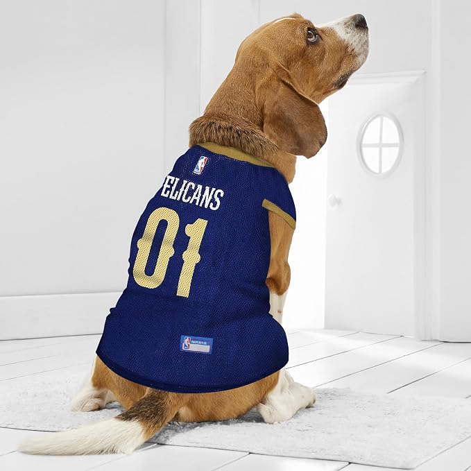 Pets First NBA NEW ORLEANS PELICANS DOG Jersey, X-Small - Image 2