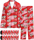 Custom Face Pajamas for Women Men, Personalized Dog Cat Pet Pajamas Set by Unknown