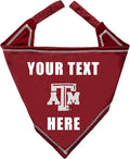 Pets First NCAA Texas A&M Aggies Personalized Tie Around Bandana by PETSFIRST
