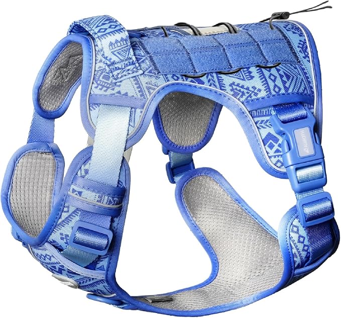 AUROTH Tactical Dog Harness for Large Dogs No Pull Adjustable Pet Harness by AurothPets