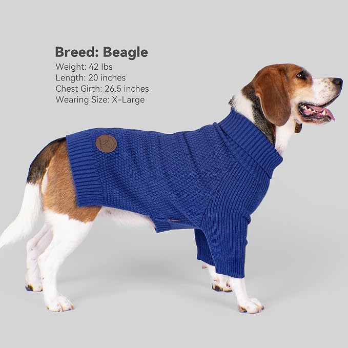 cyeollo 4XL Dog Sweater, Pullover Turtleneck - Image 6